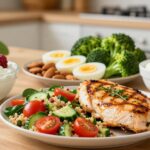 7 Days of healthy eating with high protein diet